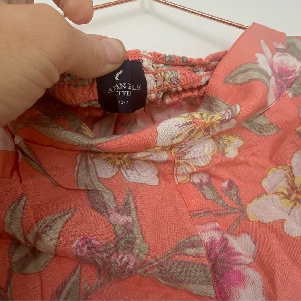 American Eagle Outfitters pull on Floral Coral Shorts - Picture 2 of 8
